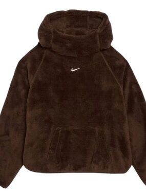 Nike x nocta nBrown Sherpa Hoodie with Swoosh